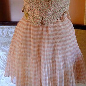 Adorable Barbiecore Pink Gingham Skirt